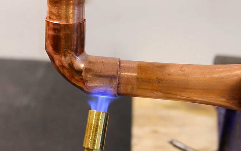 Пайка медных труб