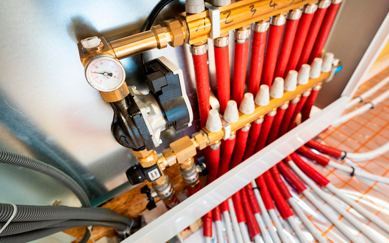 Разводка отопления по лучевой схеме