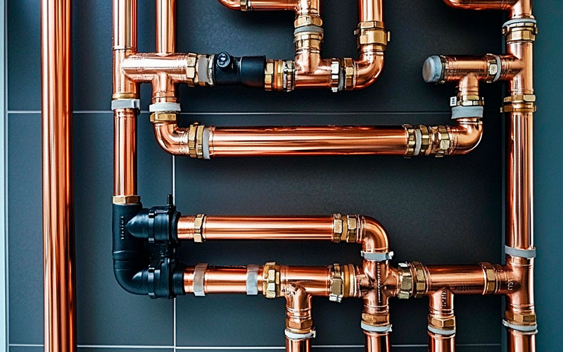 Отопление из медных труб