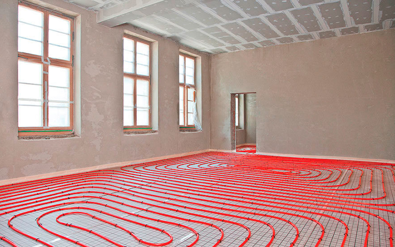 Разводка теплого пола из полиэтиленовых труб