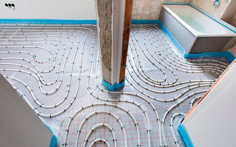 Теплый пол водяного типа