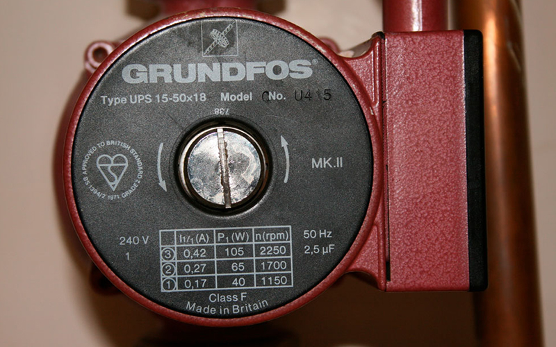 Фронтальная часть насоса