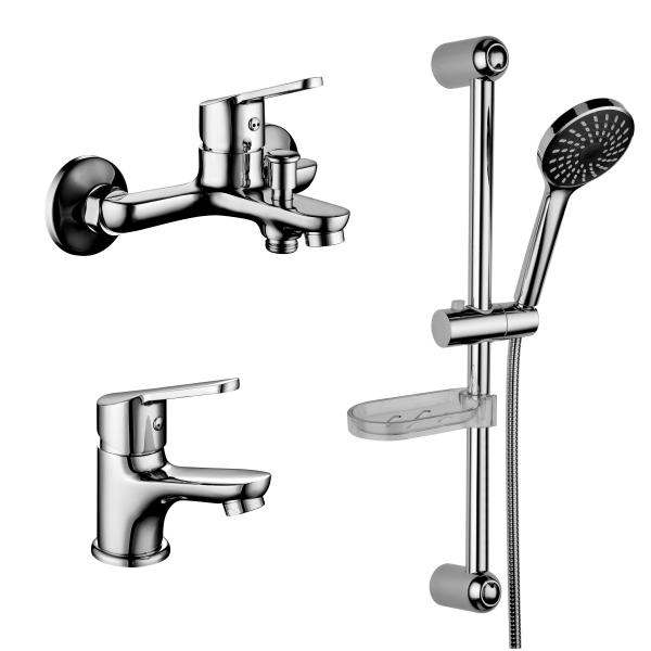 Комплект смесителей Lemark Set «3 в 1» LM7301C