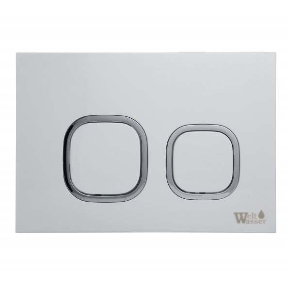 Кнопка для инсталляции WeltWasser Amberg RD-WT белая
