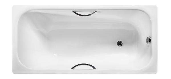 Чугунная ванна Wotte Start UR 170x70 БП-00000004 с отверстиями для ручек без антискользящего покрытия