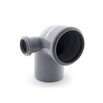 ПВХ Отвод  Ф110х50-90* (левый)  (15шт)