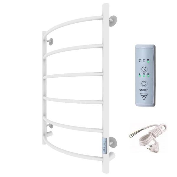 Электрический полотенцесушитель Тругор Пэк сп 5 80х50 белый ВГП
