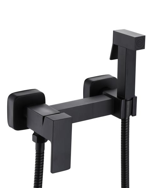 Смеситель с гигиенической лейкой Hansen HL62204-C черный
