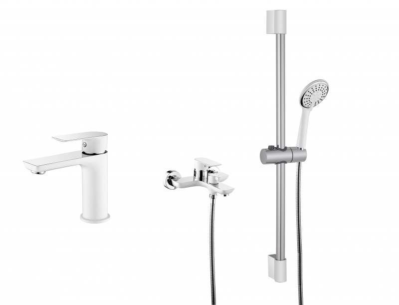 Комплект для ванной комнаты Ganzer Susanne GZ21037F, белый/хром