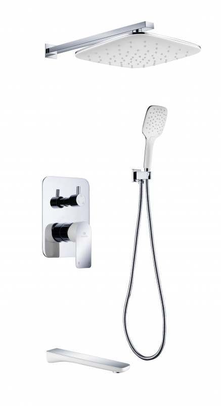Душевая система Ganzer GZ21065F белый/хром