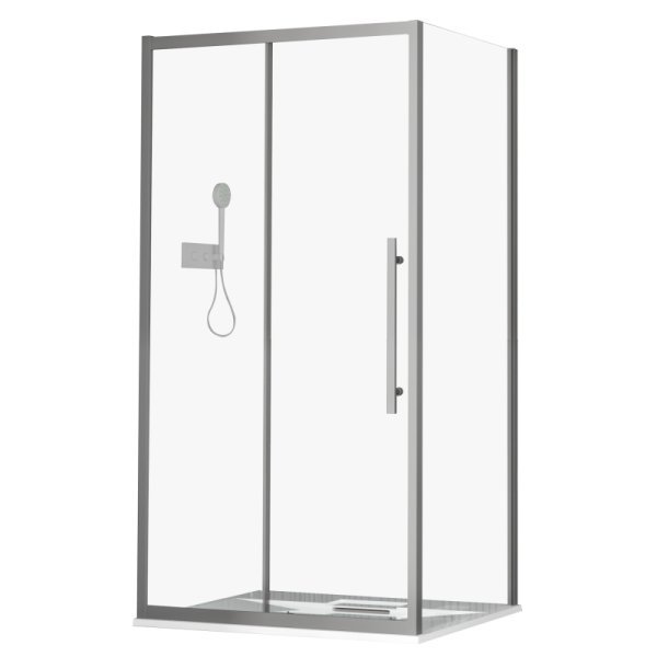 Душевой угол Esbano Flex 120х90 ESOGF129PSGM оружейная сталь