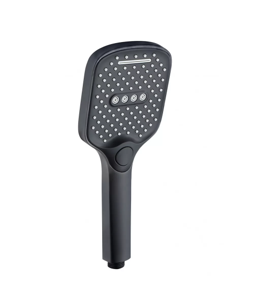 Лейка для душа 10,5*26,5 см 3-функциональная Hansen H3020-1 черный
