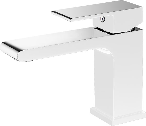 Смеситель для раковины Ganzer GZ28011F белыйхром
