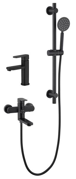 Душевой комплект 3 в 1 Hansen HN90304-C черный