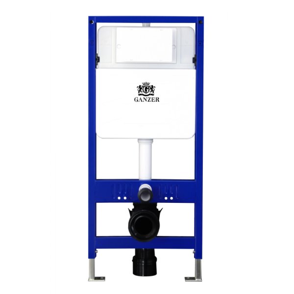 Инсталляция для подвесного унитаза (БЕЗ КНОПКИ)  GANZER