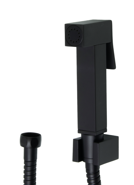 Комплект для биде (лейка, шланг, держатель) Ganzer GZ2139-C Set черный