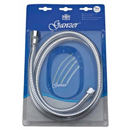 Душевой шланг Ganzer 80200 с гайкой 3/8 200 см