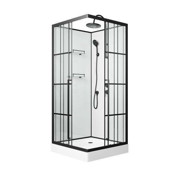 Душевая кабина Niagara Standart ST90/15QR/KL/BKT (900х900х2250) 3 места