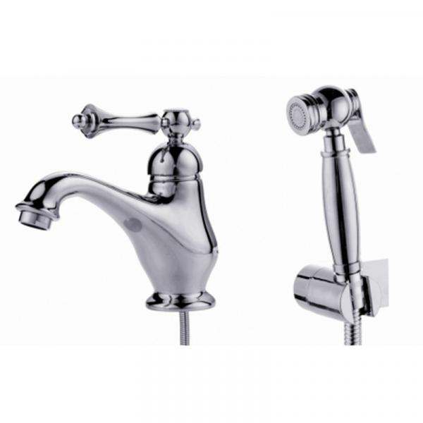 Смеситель для раковины Ganzer Severin GZ77051, с гигиеническим душем, хром