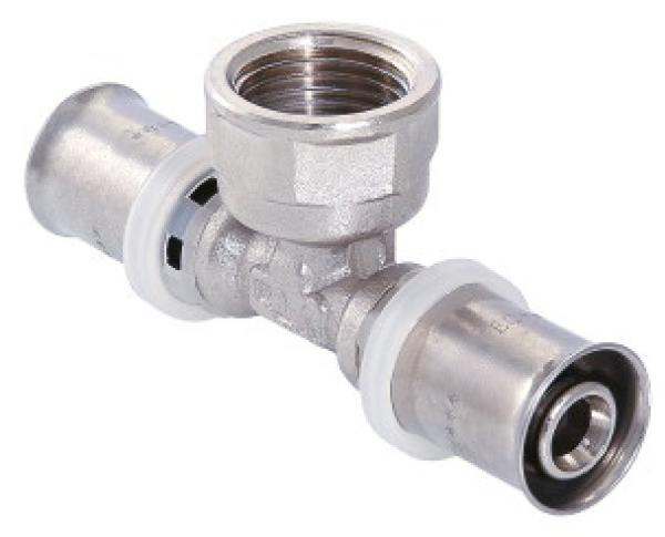 Пресс тройник 20х3/4Fx20  ViEiR  (100/5шт)