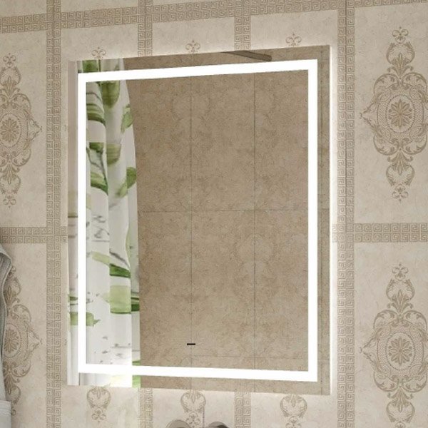 Зеркало Comforty Квадрат-90 LED-подсветка, бесконтактный сенсор 90*90
