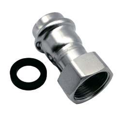 НЕРЖ Соед. с НАКИД. гайк. 15*3/4  "VER-PRO"  (80/5шт)