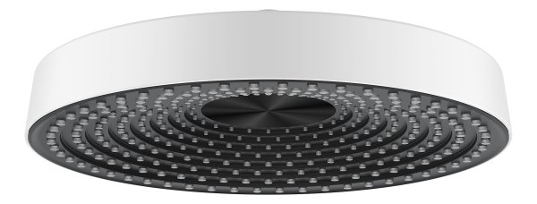 Тропическая лейка круглая 30см из латуни Ganzer GZ10529-F цвет белый