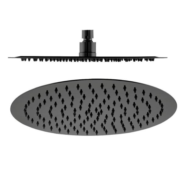 Лейка тропическая круглая 250х250 Ganzer GZ018-25-C черный