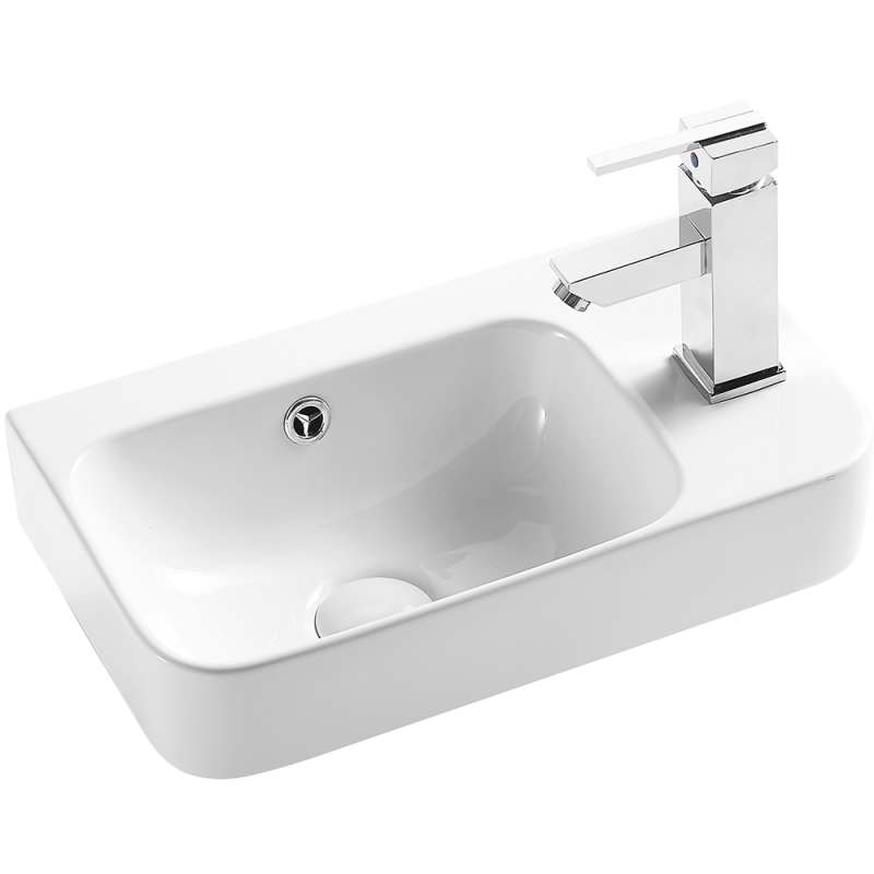 Раковина WeltWasser Aisbach 5117 R 45 10000003971 Белый глянец