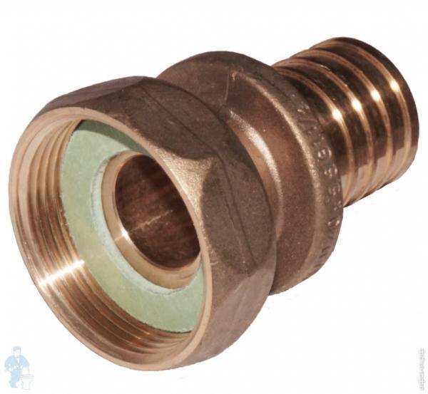 Р   (ТЁМ.БРОНЗА) Муфта С НАК ГАЙКОЙ 16 х 1/2 ВН. РЕХАУ (200/50/10шт)