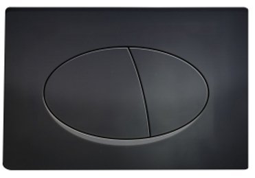 Кнопка для инсталляции чёрный матовый NC-012