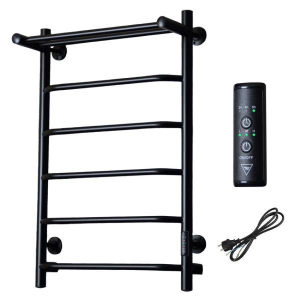 Электрический полотенцесушитель Тругор Пэк сп 6 П 80х40 черный ВГП