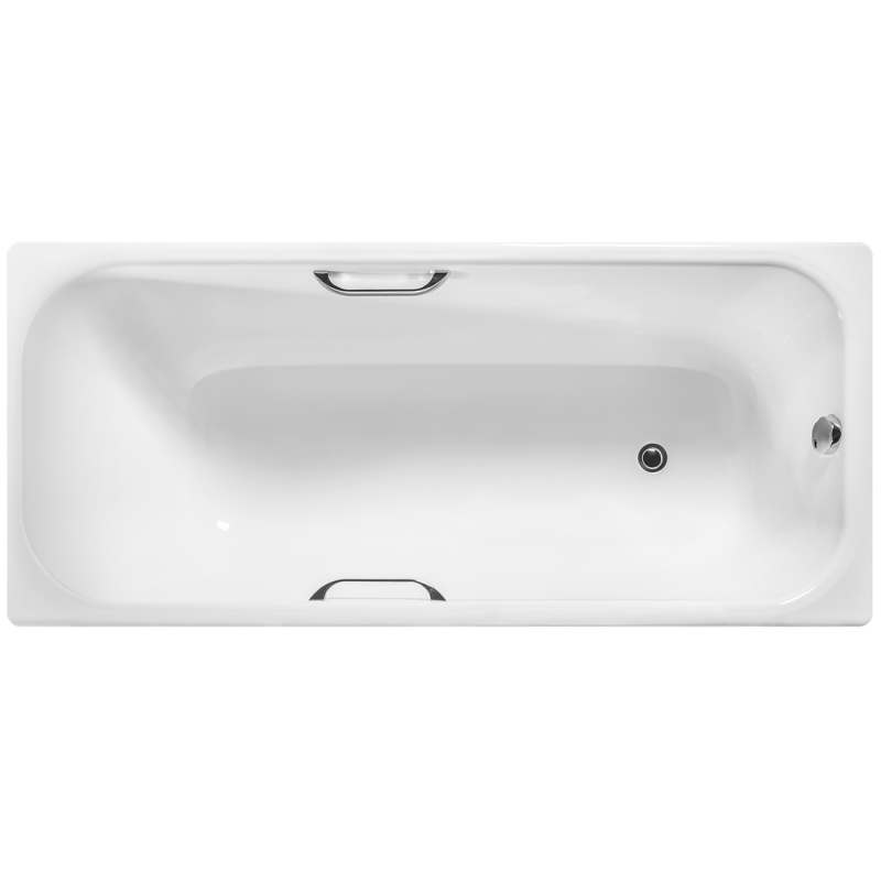 Чугунная ванна Wotte Start UR 170x75 БП-э0001105 с отверстиями для ручек без антискользящего покрытия