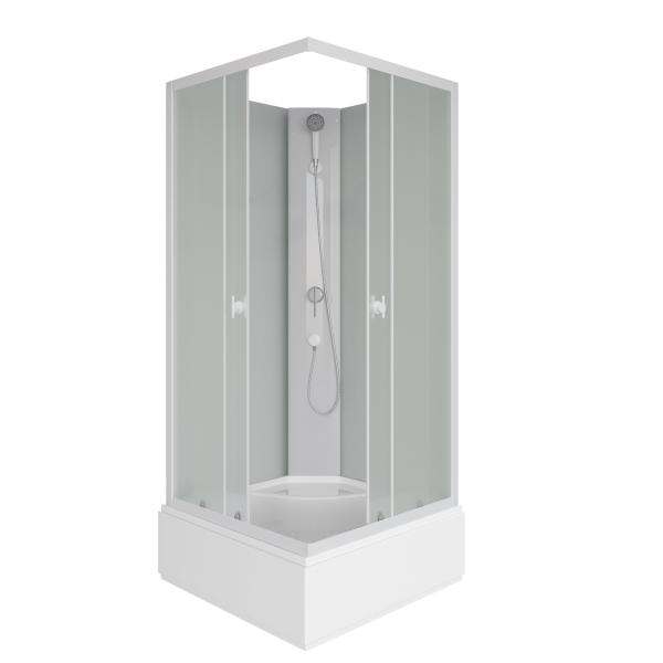 Душевая кабина Niagara Promo P100/26Q/MT/BK (1000х1000х2000) 4 места