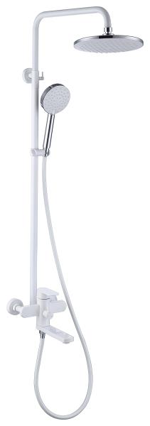 Душевая система с тропическим душем Hansen HN31304-F белый