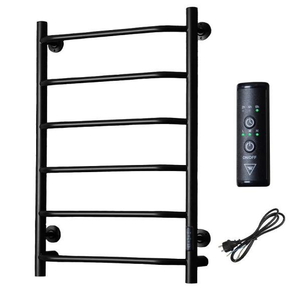 Электрический полотенцесушитель Тругор Пэк сп 6 80х50 черный ВГП