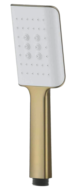 Лейка для душа 1 режимная самоочищающая Ganzer GZ1055-S матовое золото