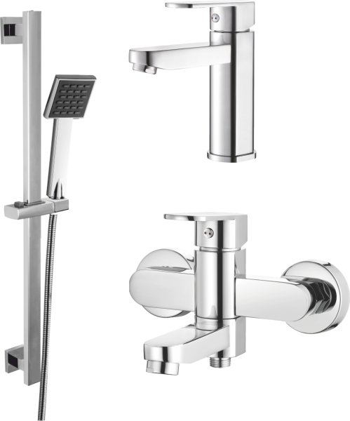 Душевой комплект для ванной комнаты Ganzer GZ06037 хром