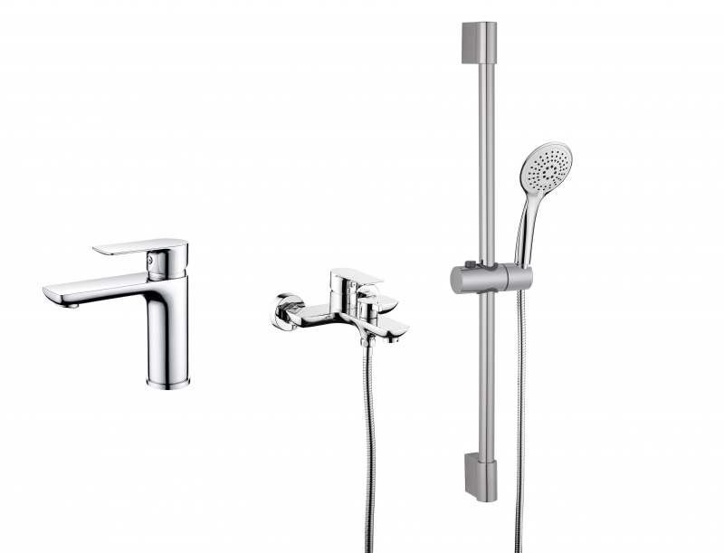 Комплект для ванны 3 в 1 Ganzer GZ21037 хром