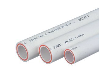 Труба ПП СТЕКЛО.  Ф20*2,8 (PN 20, палка 4м) ViEiR (120/4м)