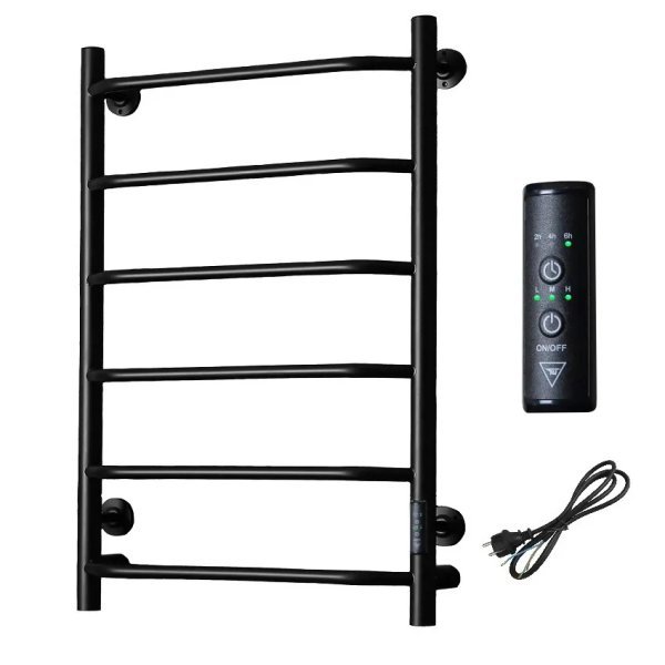 Электрический полотенцесушитель Тругор Пэк сп 6 80х40 черный ВГП