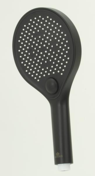 Душевая лейка 3-функциональная кнопка Ganzer черный GZ3307-C