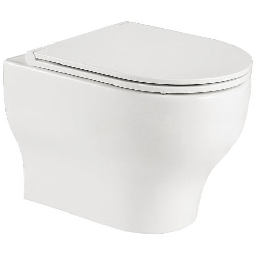 Унитаз WeltWasser Erlenbach 004 GL-WT 10000003807 подвесной Белый глянец с сиденьем Микролифт