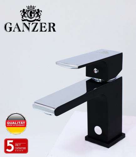 Смеситель для раковины Ganzer GZ28011C, черный