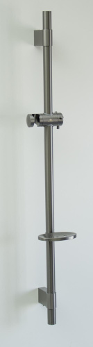 Стойка для душа 90 см с мыльницей Ganzer GZ25681-90Q, графит