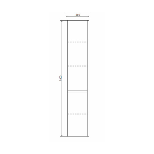 Шкаф-колонна Comforty Тромсе-35 дуб сонома