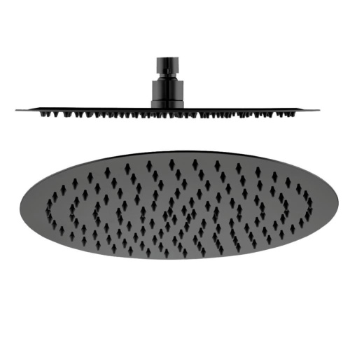 Лейка тропическая круглая 250х250 Ganzer GZ018-25-C черный
