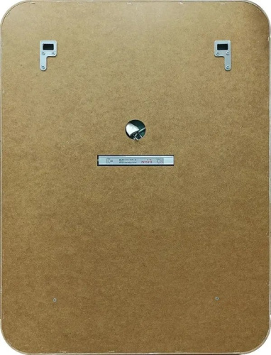 Зеркало Comforty Нобилис-60 LED подсветка, черная рамка, бесконтактный сенсор 600*800