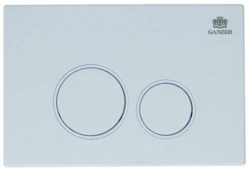 Кнопка смыва для инсталляции механическая Ganzer GZ2751-F, белый