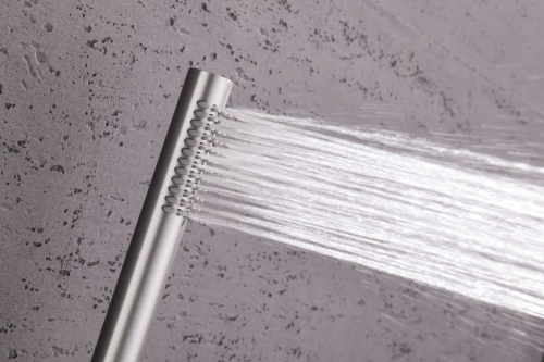 Смеситель однорычажный для ванны с душем из латуни Ganzer GZ19132-G сатин